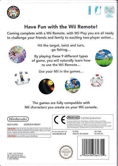 Wii Play - Nintendo Wii (B Grade) (Genbrug)